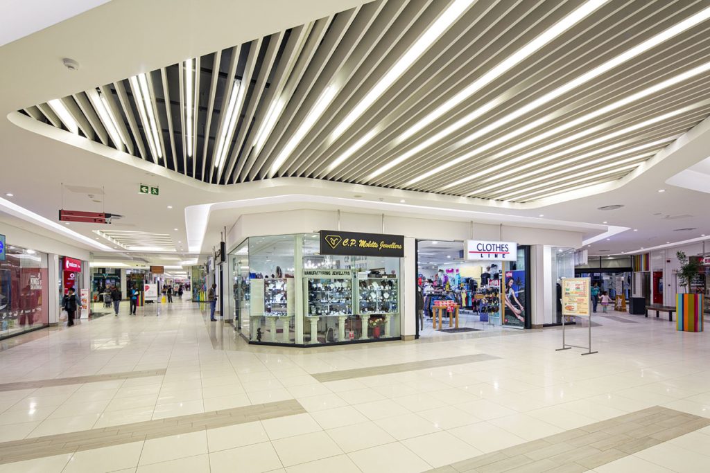 Baffle Ceiling Designs for Retail Ceilings