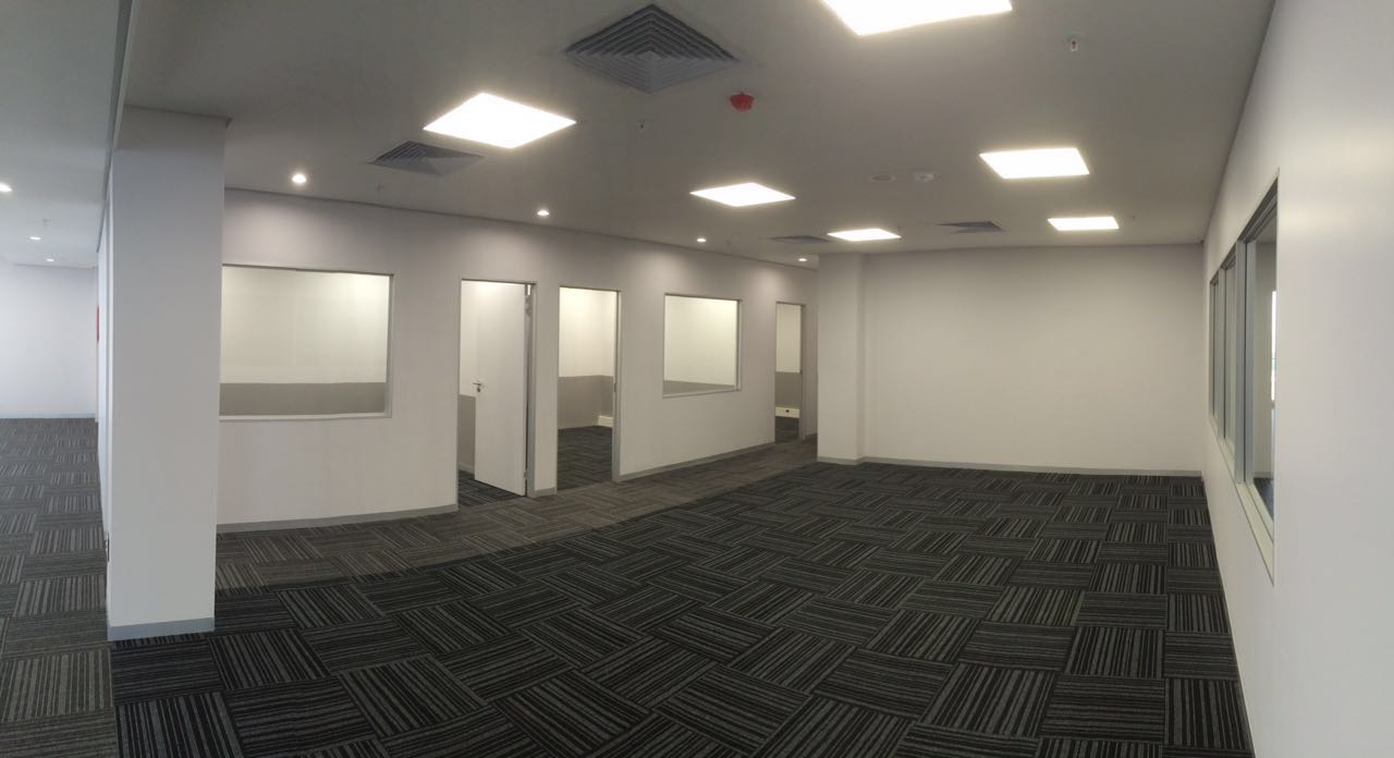 JUMBO Flush Plastered Ceilings At The Mr Price National Distribution Centre In The Office Area