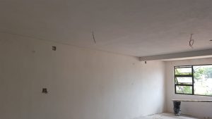 Skimmed Walls and Ceilings at Mbabane Hospital Swaziland
